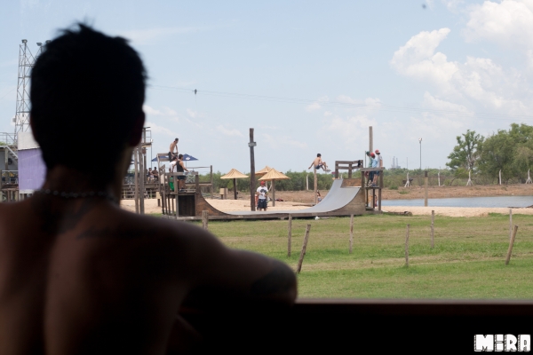 Vista desde la cabaña