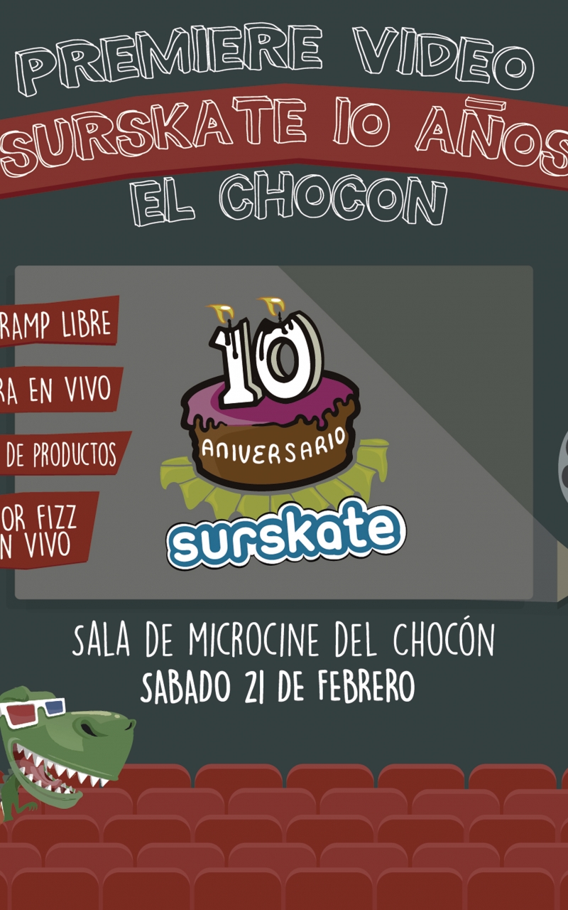 Premiere video surskate 10 años en El Chocón