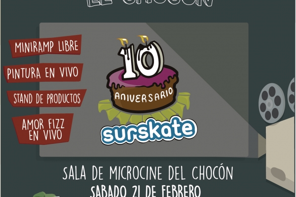 Premiere video surskate 10 años en El Chocón