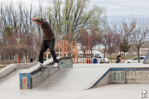 Lea Kees, fs tailslide. Foto: Manu Urbano