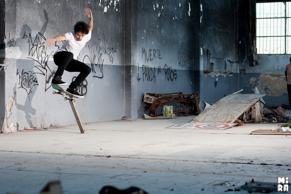 Vicente Leguizamón, pole jam. Foto: Manu Urbano