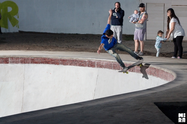 Jesus Suarez , fs tailslide. Foto: Manu Urbano