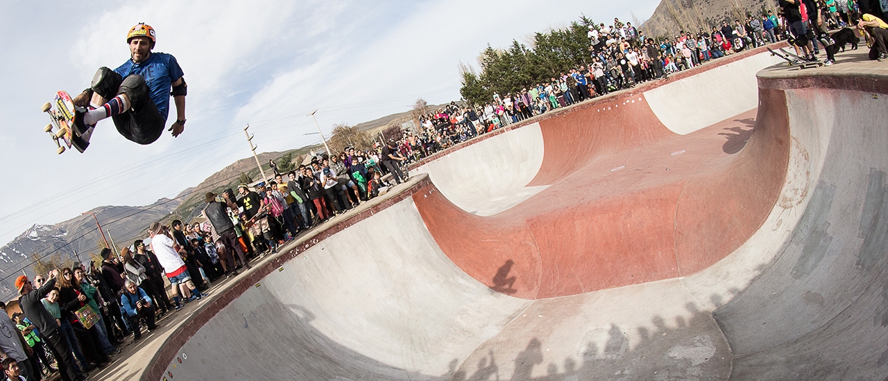 Inauguración de bowl en Esquel