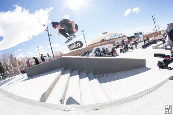 Maxi Pacheco, bs heelflip. Foto: Manu Urbano