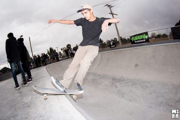 Pablo Godoy, rock an' fakie patita. Foto: Manu Urbano